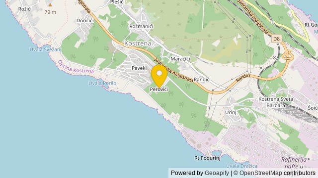 Position: Perovići, Primorsko-goranska - Terrain