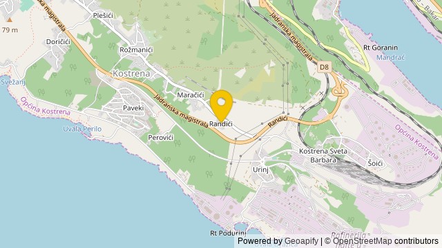 Položaj: Randići, Primorsko-goranska - Parcela
