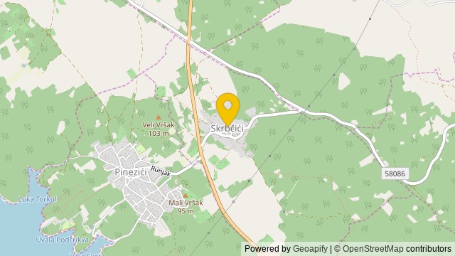 Position: Skrbčići, Primorsko-goranska - Terrain