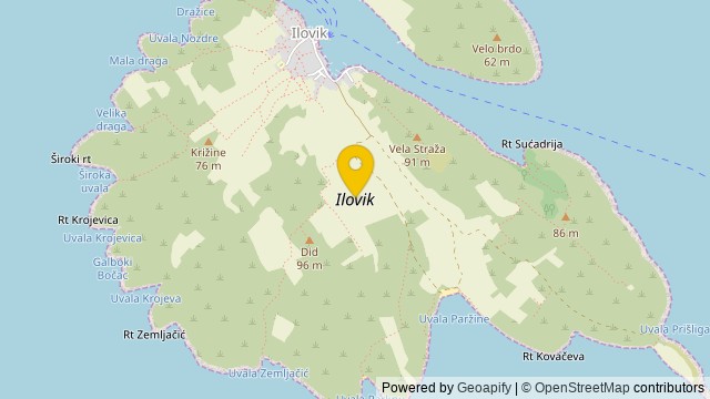 Položaj: Ilovik, Primorsko-goranska - Parcela