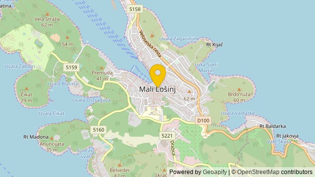 Position: Mali Lošinj - House