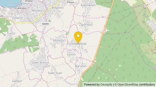 Ort: Oštrobradić, Primorsko-goranska - Haus