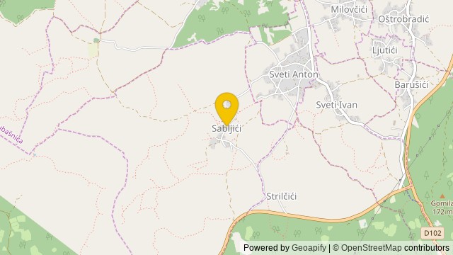 Položaj: Sabljići, Primorsko-goranska - Parcela