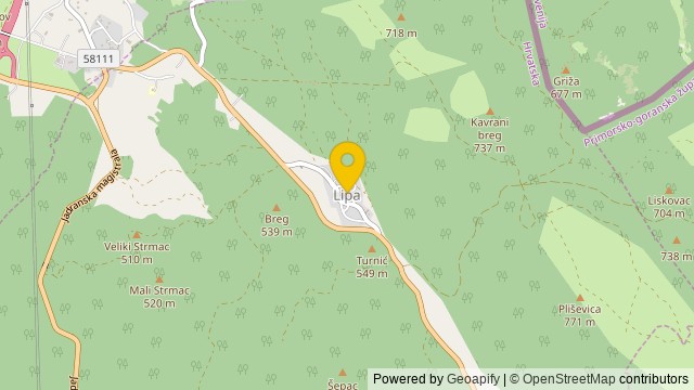 Položaj: Lipa, Primorsko-goranska - Parcela