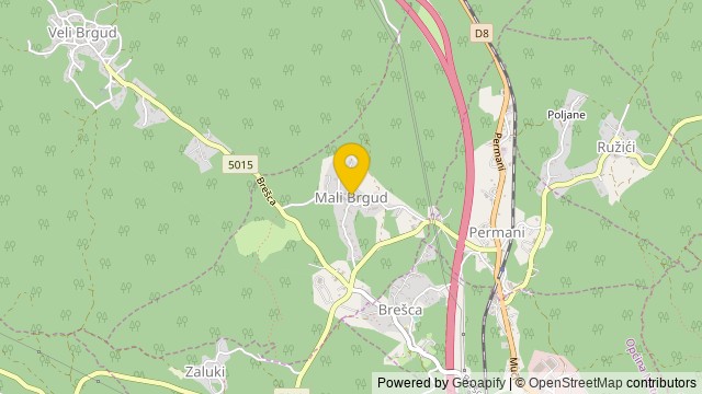 Položaj: Mali Brgud, Primorsko-goranska - Parcela