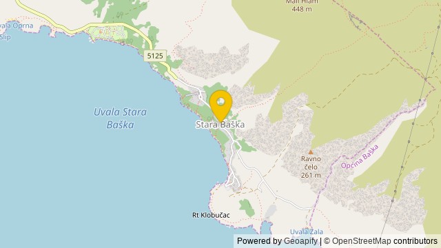 Position: Stara Baška, Primorsko-goranska - Maison