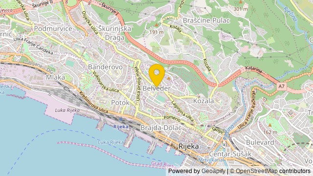Poloha: Rijeka - Apartmán