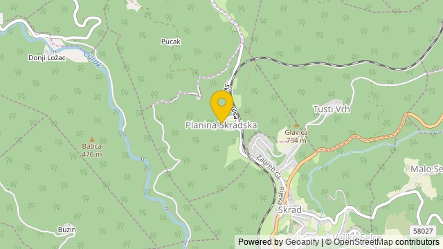 Poloha: Planina Skradska, Primorsko-goranska - Dom