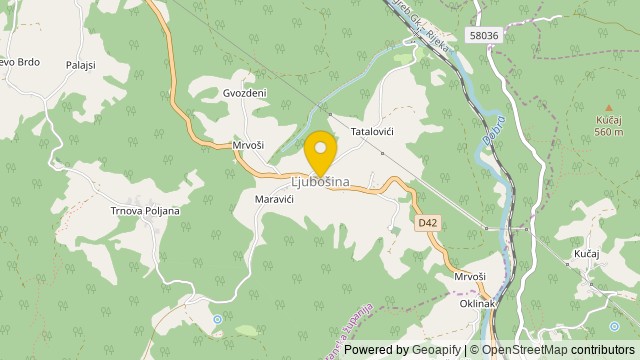 Poloha: Ljubošina, Primorsko-goranska - Pozemek