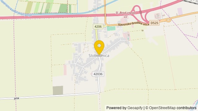 Position: Slobodnica, Brodsko-posavska - Terrain