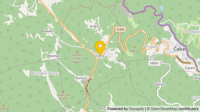 Position: Parg, Primorsko-goranska - Land