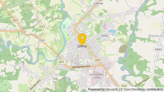 Položaj: Glina, Sisačko-moslavačka - Parcela