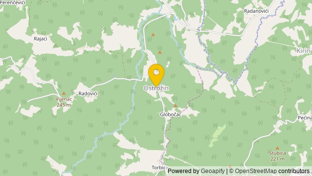 Position: Ostrožin, Sisačko-moslavačka - Terrain