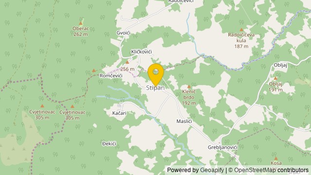 Position: Stipan, Sisačko-moslavačka - Terrain