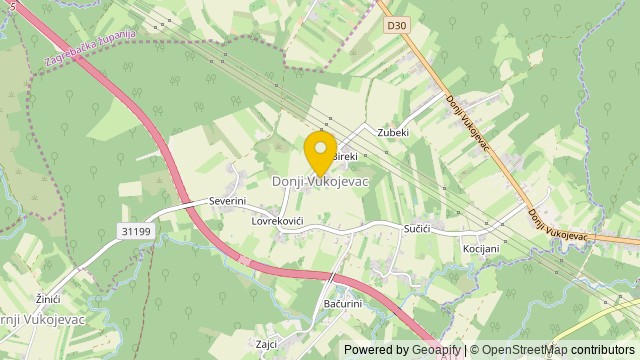 Position: Donji Vukojevac, Sisačko-moslavačka - Terrain