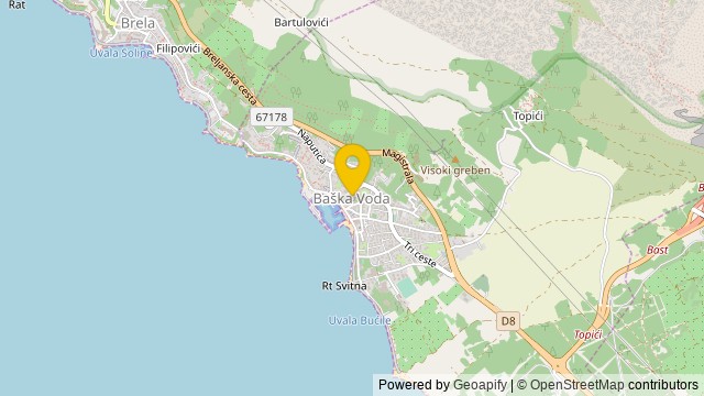 Position: Baška Voda, Splitsko-dalmatinska - Appartement