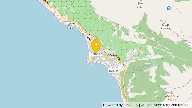 Position: Gradac, Splitsko-dalmatinska - Appartement