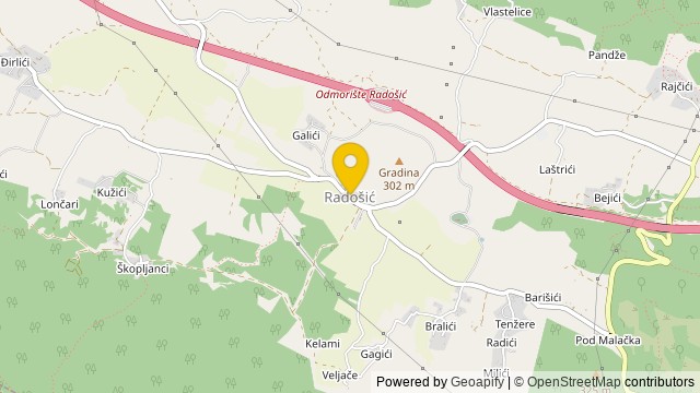 Poloha: Radošić, Splitsko-dalmatinska - Dom