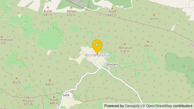 Position: Blizna Gornja, Splitsko-dalmatinska - Maison