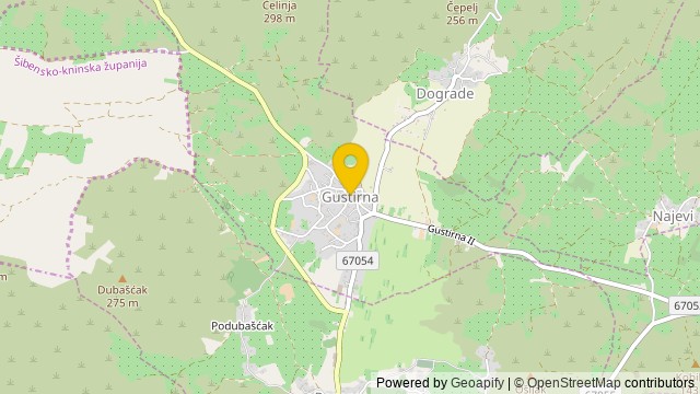 Lokalizacja: Gustirna, Splitsko-dalmatinska - Działka