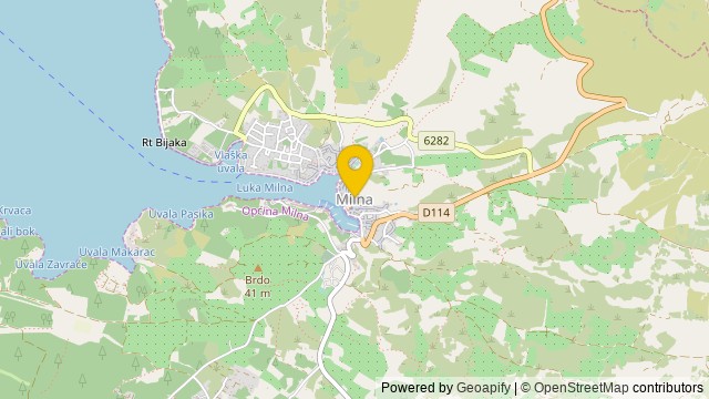 Poloha: Milna, Splitsko-dalmatinska - Pozemek