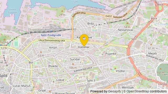 Position: Kocunar, Splitsko-dalmatinska - Flat