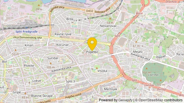 Poloha: Pujanke, Splitsko-dalmatinska - Apartmán
