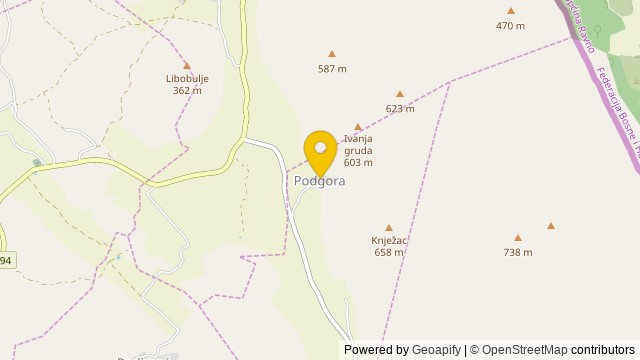 Ort: Podgora, Splitsko-dalmatinska - Gewerbefläche