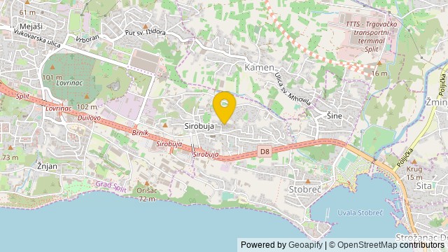 Poloha: Sirobuja, Splitsko-dalmatinska - Pozemok