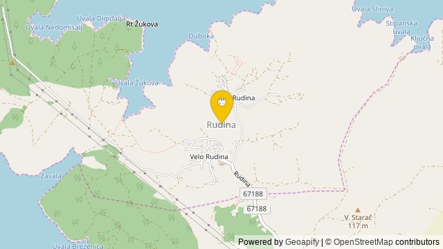 Position: Rudina, Splitsko-dalmatinska - Land