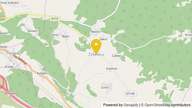 Position: žeževica, Splitsko-dalmatinska - Terrain