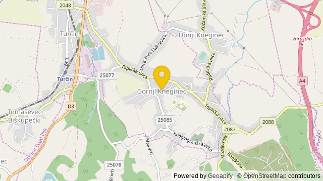 Ort: Gornji Kneginec, Varaždinska - Grundstück