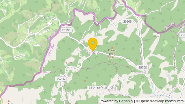 Position: Zalužje, Vukovarsko-srijemska - Terrain