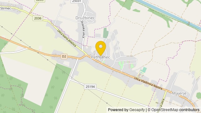 Položaj: Petrijanec, Varaždinska - Parcela