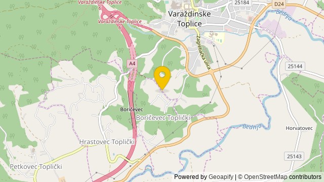 Položaj: Boričevec Toplički, Varaždinska - Parcela