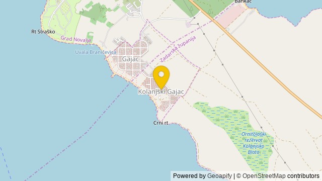 Position: Kolanjski Gajac, Zadarska - Flat