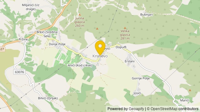 Položaj: Kruševo, Zadarska - Parcela