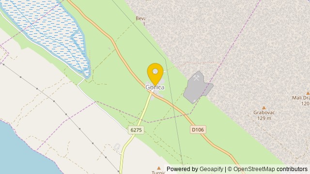 Position: Gorica, Zadarska - Terrain