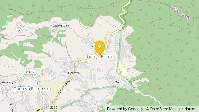 Položaj: Gornja Bistra, Zagrebačka - Parcela