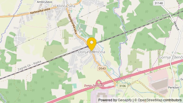 Position: Donja Zdenčina, Zagrebačka - Terrain