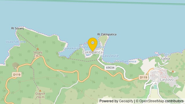 Position: Zaklopatica, Dubrovačko-neretvanska - Terrain