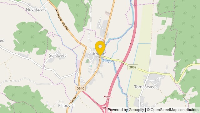 Position: Komin, Zagrebačka - Terrain