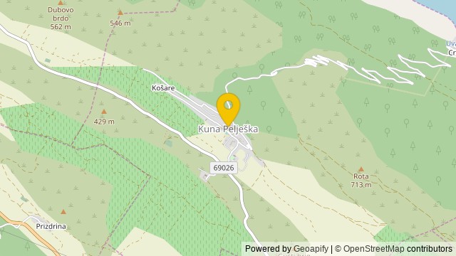 Position: Kuna Pelješka, Dubrovačko-neretvanska - Maison