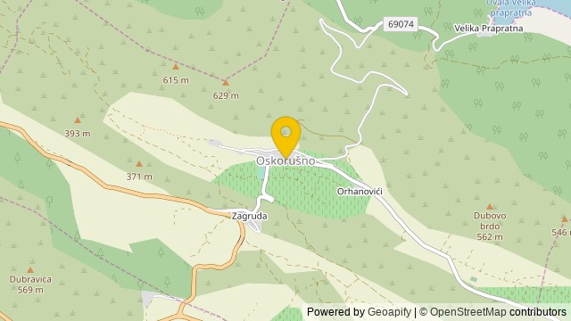 Položaj: Oskorušno, Dubrovačko-neretvanska - Parcela