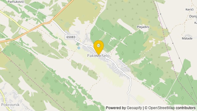 Position: Pakovo Selo, šibensko-kninska - Terrain