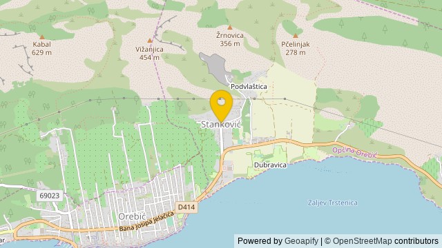 Position: Stanković, Dubrovačko-neretvanska - Terrain