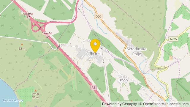 Položaj: Bićine, šibensko-kninska - Parcela