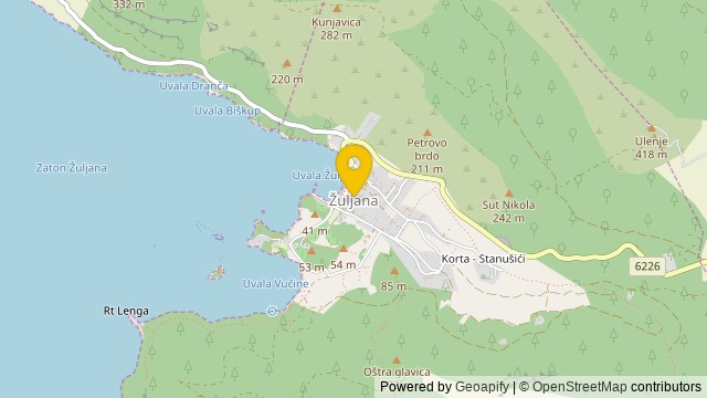 Position: žuljana, Dubrovačko-neretvanska - Terrain