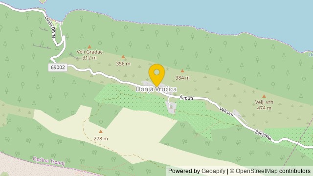 Position: Donja Vrućica, Dubrovačko-neretvanska - Maison