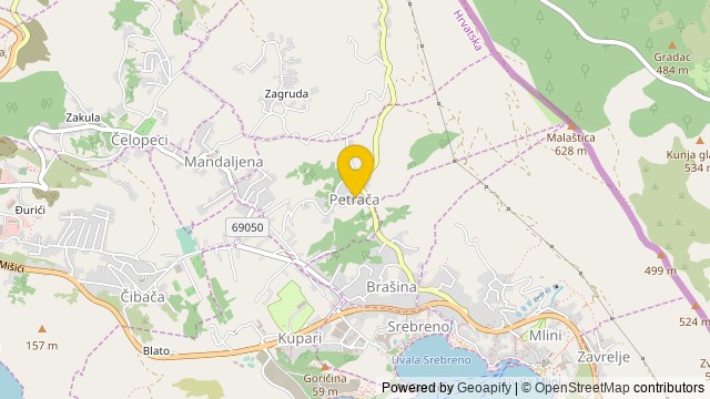 Položaj: Petrača, Dubrovačko-neretvanska - Parcela